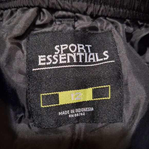 Sport Essentials Ski/Snowboard Black Nylon Pants Size 12 RN 88762 - Picture 4 of 8